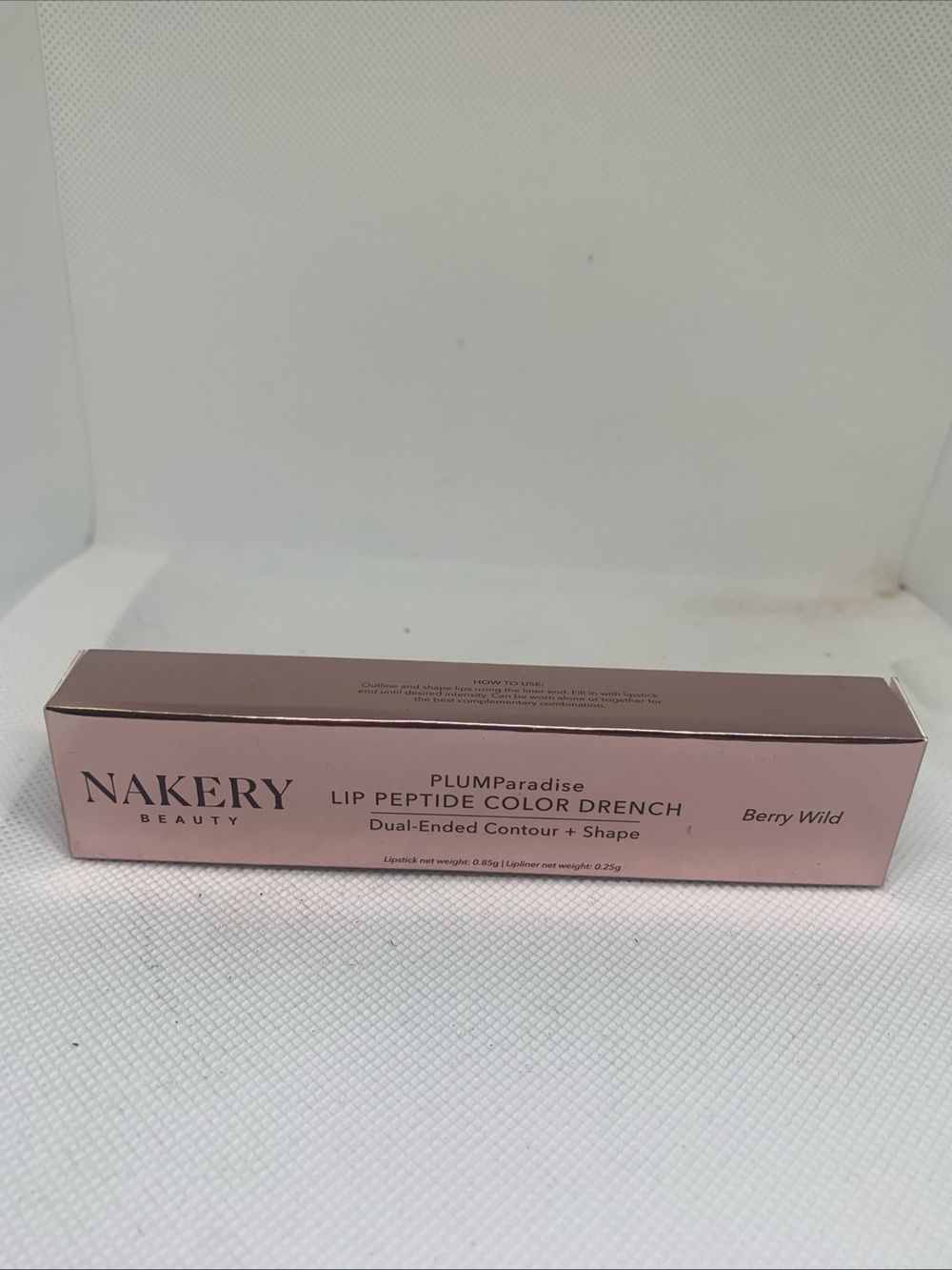 Nakery PLUMparadise Lip Peptide Color Drench - Berry Wild NIB